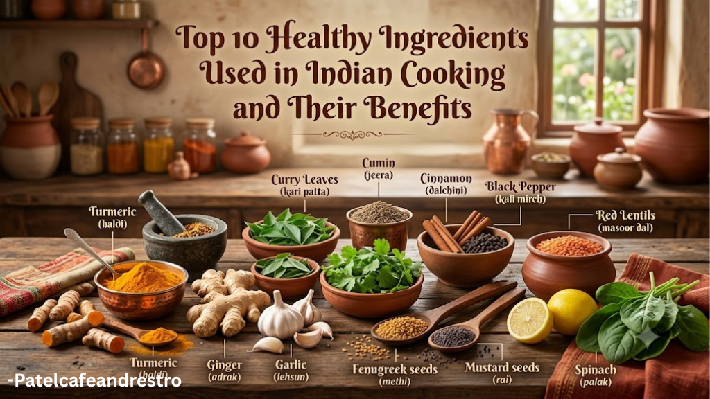 You are currently viewing Top 10 Healthy Ingredients Used in Indian Cooking and Their Benefits