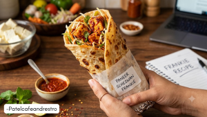 Paneer Schezwan Frankie Recipe: Crispy Wrap with Spicy Schezwan Flavor