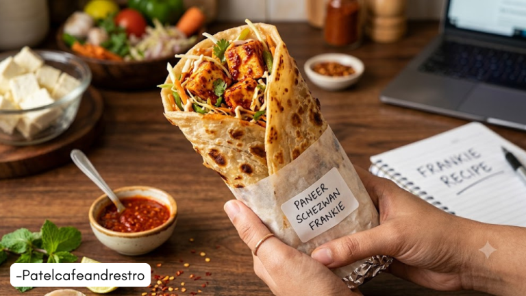 Read more about the article Paneer Schezwan Frankie Recipe: Crispy Wrap with Spicy Schezwan Flavor