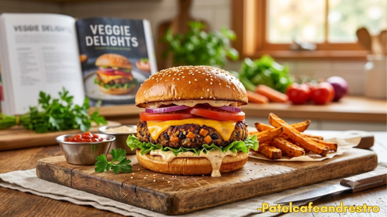 Read more about the article Ultimate Veggie Burger Recipe – Crispy, Juicy & Easy to Make at Home