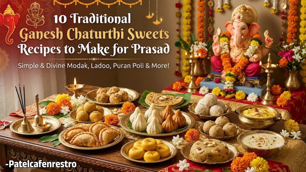 You are currently viewing 10 Traditional Ganesh Chaturthi Sweets Recipes to Make for Prasad