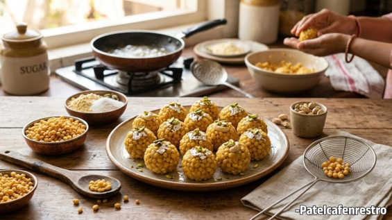 Step-by-Step Boondi Laddu Recipe | motichur Laddu recipe