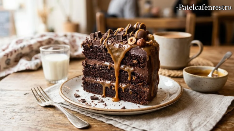 How to Make Easy Chocolate Caramel Cake | Chocolate caramel cake recipe