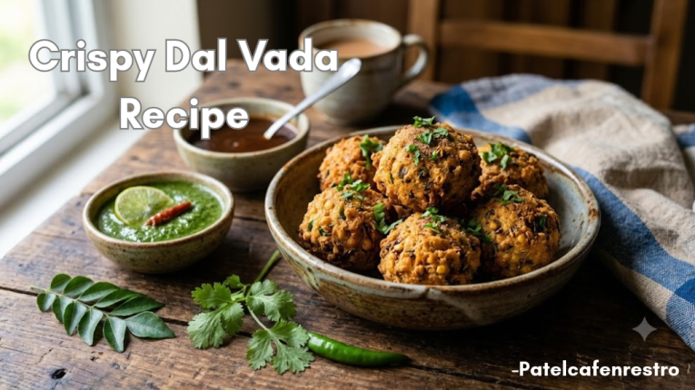 South Indian Style Dal Vada Recipe | Crispy Dal Vada Recipe