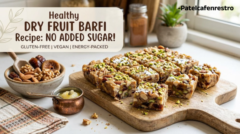 Dry fruit burfi recipe