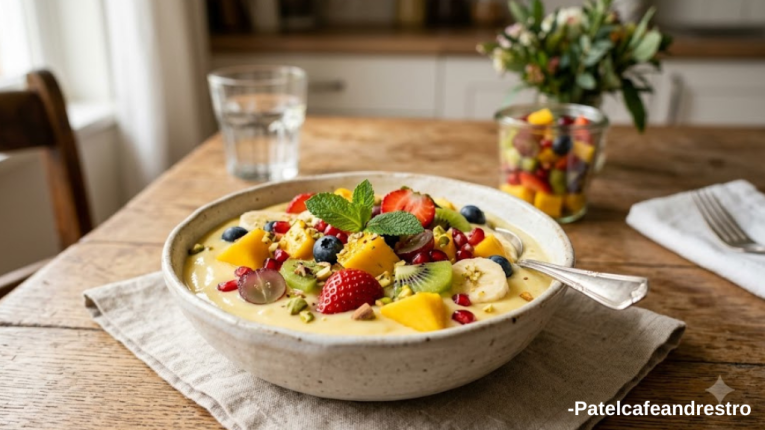 Homemade Fruit Custard