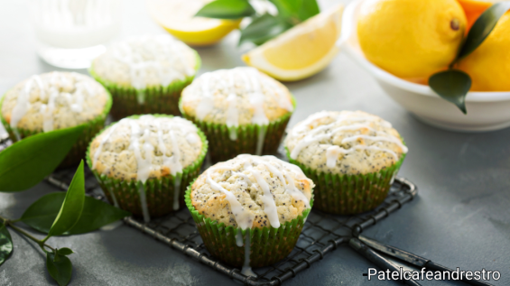 Lemon Poppy Seed Muffins Recipe | How to make Lemon Poppy Seed Muffins