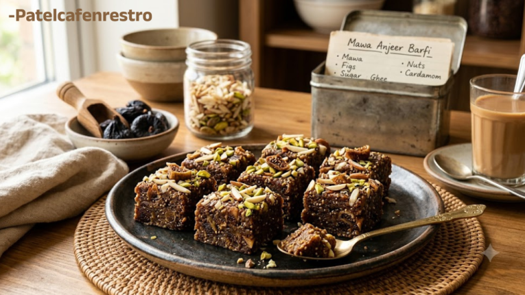 Mawa Anjeer Burfi