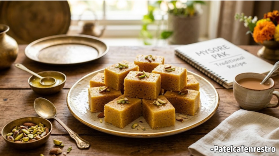 Step-by-step Homemade Mysore Pak Recipe