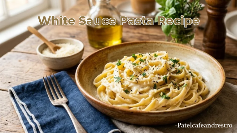 Vegetable Creamy White Sauce Pasta Recipe | Homemade Pasta Recipe
