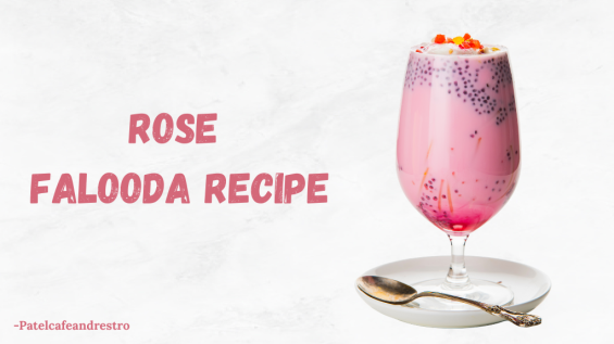 How to Make Rose Falooda | Rose Faluda Recipe