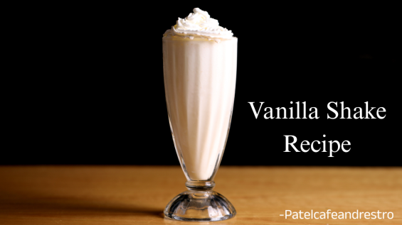 Homemade easy Vanilla Shake Recipe | How to make Delicious Vanilla Shake