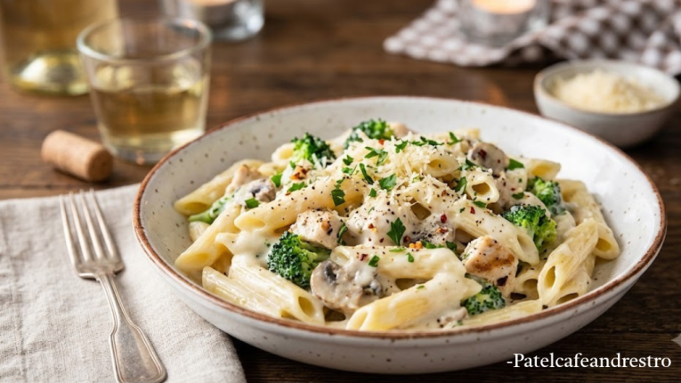 Easy and Creamy White Sauce Pasta Recipe