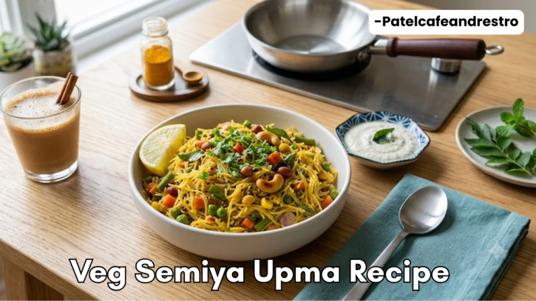 Veg Vermicelli Upma Recipe | Healthy Semiya Upma Recipe