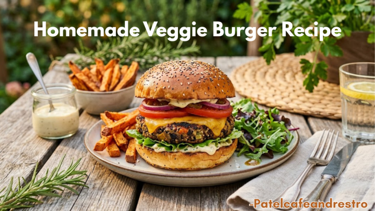 Homemade Veggie Burger Recipe | How to make Veggie Burger